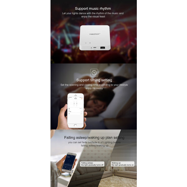 Milight / MiBoxer Bedrade Zigbee 3.0 Gateway met RJ45 Netwerkaansluiting