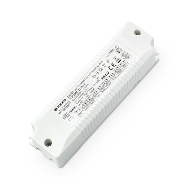 Euchips 30 Watt Constant Current Dali en 1-10V Driver 550/600/650/700/750/800/850/900mA