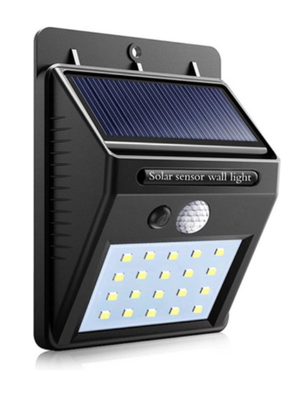 Solar LED lamp - bewegingssensor - tuinverlichting zonne-energie