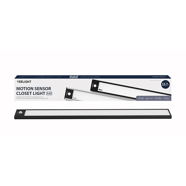 Yeelight Oplaadbare 40cm LED Kastverlichting met bewegingssensor Zwart