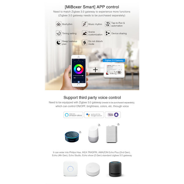 Milight / MiBoxer Zigbee 3.0 GU10 RGB+CCT Inbouwspot 4 Watt