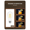 Gledopto Zigbee 3.0 E27 CCT 2200K ~ 6500K LED Filament Lamp 7 Watt ST64