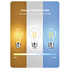 Gledopto Zigbee 3.0 E27 CCT 2200K ~ 6500K LED Filament Lamp 7 Watt A60