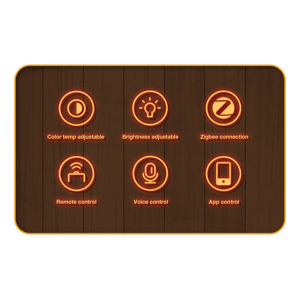 Gledopto Zigbee 3.0 E27 CCT 2200K ~ 6500K LED Filament Lamp 7 Watt G95