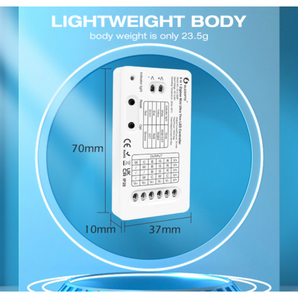 Gledopto Zigbee 3.0 PRO 5in1 Mini LED Controller