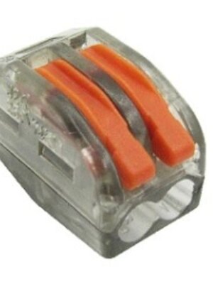 Stroomdraad Verbindingsklem 2 aderig Samenvoegen Transparant