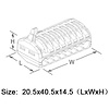 Stroomdraad Verbindingsklem 8 aderig Samenvoegen