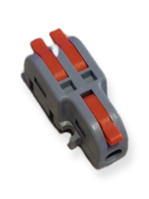 Stroomdraad Verbdingsklem 1 aderig naar 2 voudig Splitsen