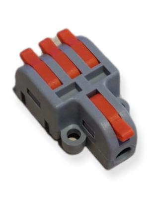 Stroomdraad Verbindingsklem 1 aderig naar 3 voudig Splitsen