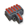 Stroomdraad Verbindingsklem 1 aderig naar 5 voudig Splitsen