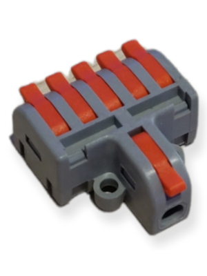 Stroomdraad Verbindingsklem 1 aderig naar 5 voudig Splitsen