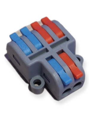 Stroomdraad Verbindingsklem 2 aderig naar 2 voudig Splitsen