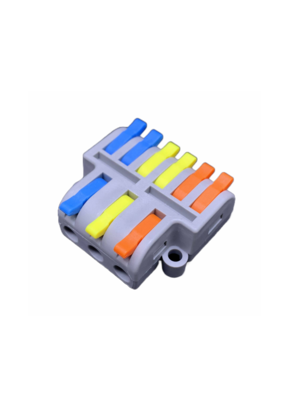 Stroomdraad Verbindingsklem 3 aderig naar 2 voudig Splitsen