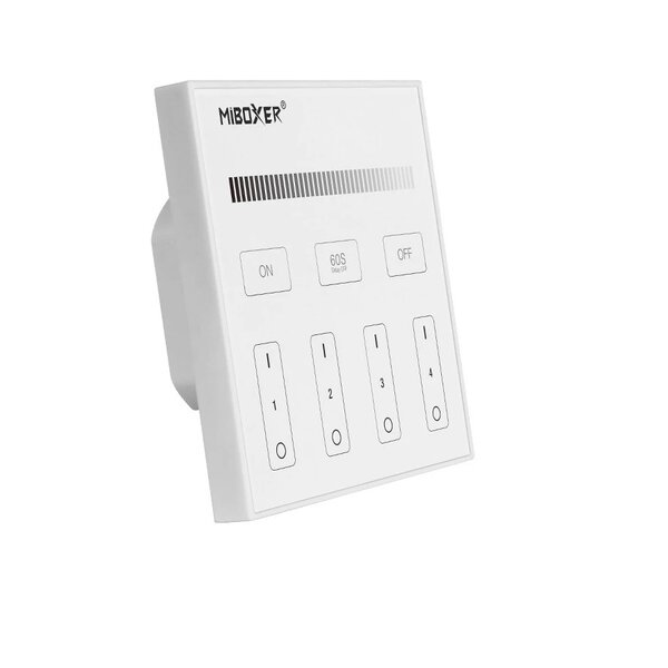 Milight / MiBoxer 4 Zone DMX512 Wandpaneel voor Enkelkleurige LEDStrips