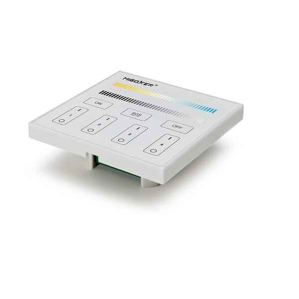 Milight / MiBoxer 4 Zone DMX512 Wandpaneel voor DualWhite LEDStrips