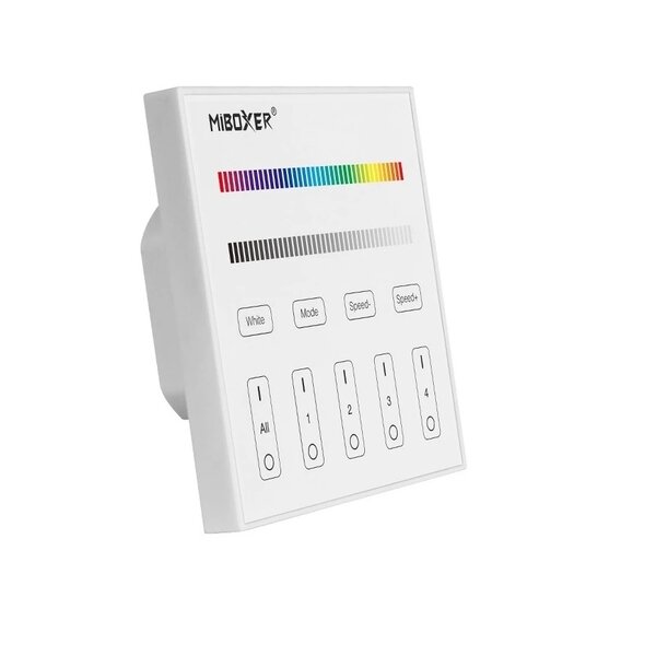 Milight / MiBoxer 4 Zone DMX512 Wandpaneel voor RGB LEDStrips