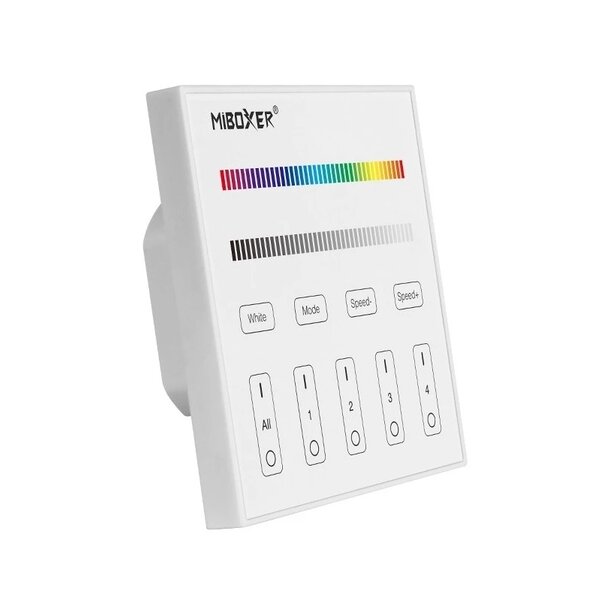 Milight / MiBoxer 4 Zone DMX512 Wandpaneel voor RGBW LEDStrips