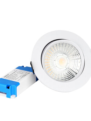 12 Watt 230v Triac Dimbare LED Inbouwspot - Warm Wit