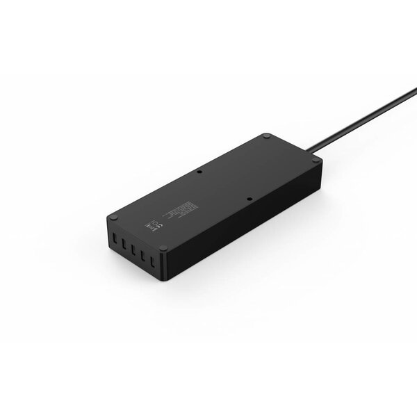 Orico USB stekkerdoos met zes stopcontacten en vijf USB-laadpoorten - Incl. aan/uit schakelaar - Zwart