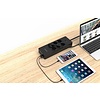 Orico USB stekkerdoos met zes stopcontacten en vijf USB-laadpoorten - Incl. aan/uit schakelaar - Zwart