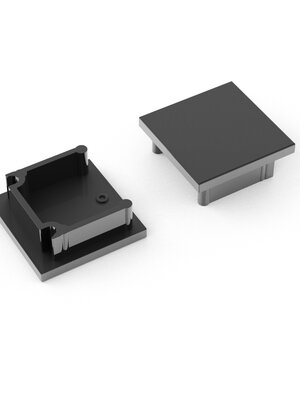 Einddop Zwart voor SMART16 Profielen