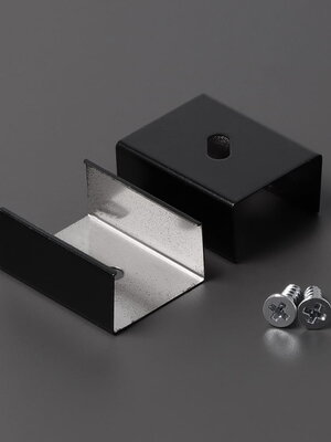 Bevestigingsklem Zwart voor SMART16 Profielen