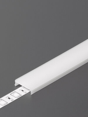 2 Meter C3 Click Cover Opaal Melkglas voor SMART16 / PLANE 14 Profielen