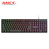 Imice Game toetsenbord - 104 toetsen - LED verlichting - Multimedia toetsen