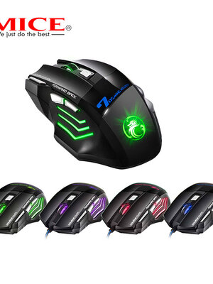 Game muis met RGB verlichting - 7 knoppen - Instelbare DPI