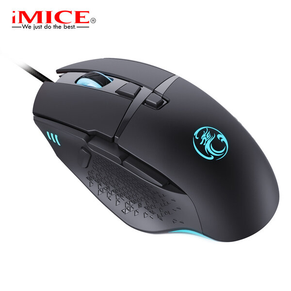 Imice Game muis - 8 knoppen - Instelbare DPI - LED Verlichting - 7200 DPI