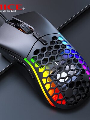 Game muis met extra cover - 7 knoppen - RGB verlichting - Instelbare DPI