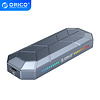 Orico Aluminium M.2 NVMe SSD behuizing - USB 3.1 Gen 2 USB-C - RGB-verlichting - Grijs