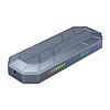 Orico Aluminium M.2 NVMe SSD behuizing - USB 3.1 Gen 2 USB-C - RGB-verlichting - Grijs