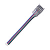 RGBW Klik Connector met 15cm aansluitdraad voor IP20 LED Strips