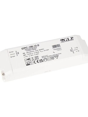 TRIAC Dimbare LED Driver 12 Volt 100 Watt