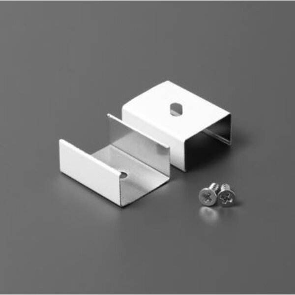 Topmet Bevestigingsklem Wit voor SMART16 Profielen