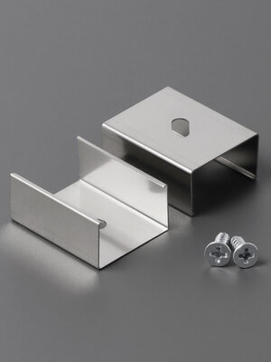 Bevestigingsklem Inox voor SMART16 Profielen