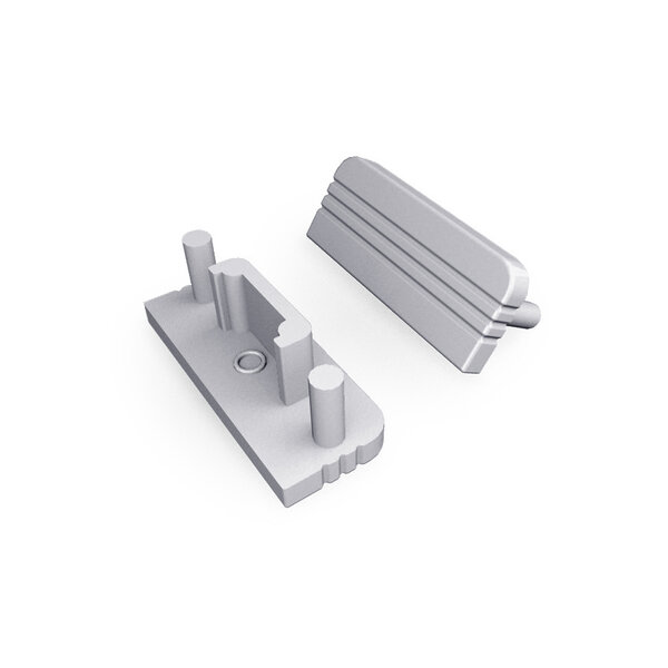 Topmet Surface10 Gen2 einddop Zilver