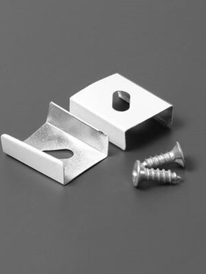 Bevestigingsklem Wit voor Slim8 en SMART10 Profielen