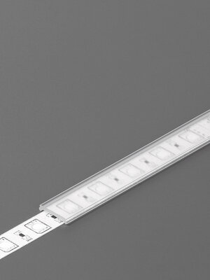 Transparante click cover 2 meter voor Slim8 en Smart10 profielen