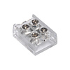 LEDStrip verbinding met schroefconnector tussen twee ledstrips met 1 kleur