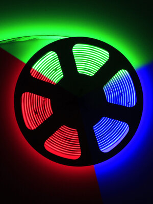 COB RGB LED Strip 5 meter 1134 led/m 24V