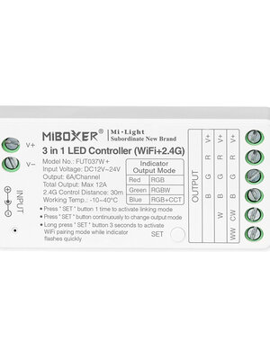 3in1 LEDStrip Zone Controller WiFi + Bluetooth + 2.4 GHz