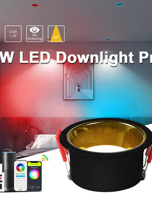 Zigbee PRO RGB+CCT 12W LED Downlight