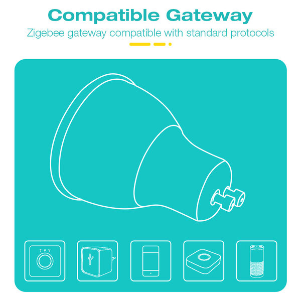 Gledopto Zigbee PRO Color and White 5 Watt GU10 Spot 30° lens
