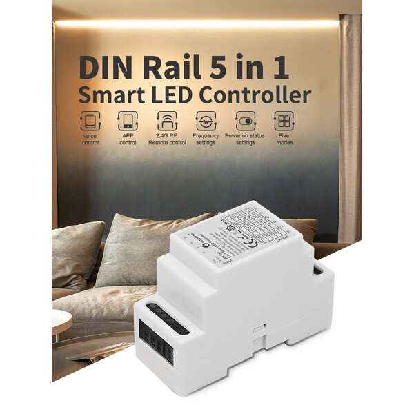 Gledopto Din Rail Zigbee PRO 5in1 Smart LED Controller