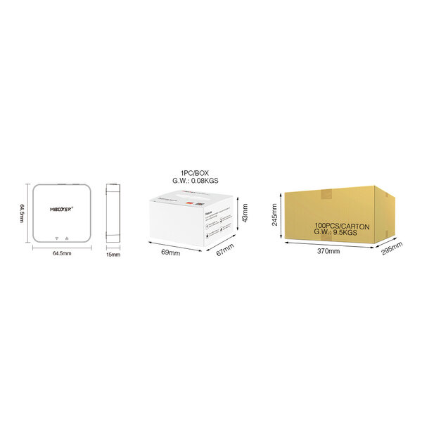 Milight / MiBoxer Multimode Gateway ZB-BOX3 Zigbee 3.0
