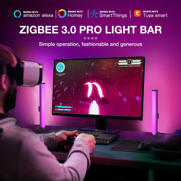 Gledopto Zigbee PRO 4W RGB+CCT light bar