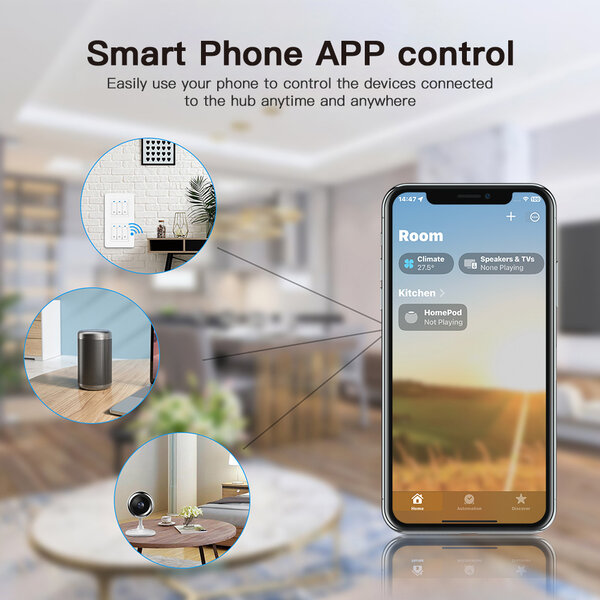 Gledopto Zigbee 3.0 Gateway MATTER en Apple Home Compatible