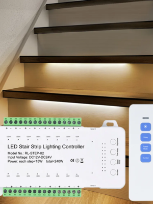 Controller set voor trapverlichting